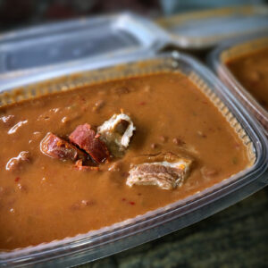 Alubias pintas con chorizo y panceta