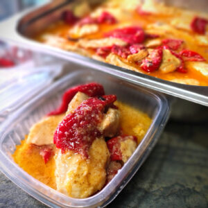 Pechugas con pimientos